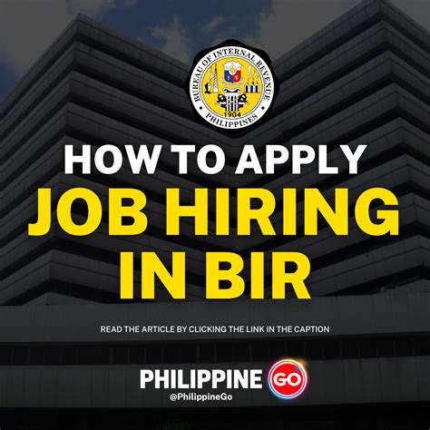 Bir Jobs in Davao .